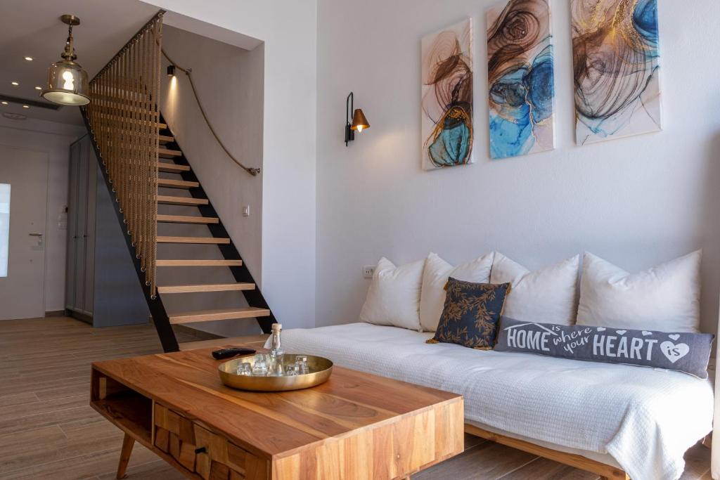 Posedenie v ubytovaní Ammos Lux Apartments Crete