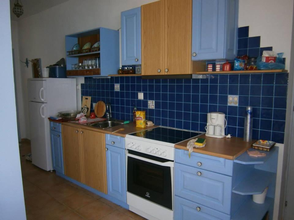 Kuchyň nebo kuchyňský kout v ubytování LEMONELIA, one big,4-5 people and one small apartment ,2-3 people