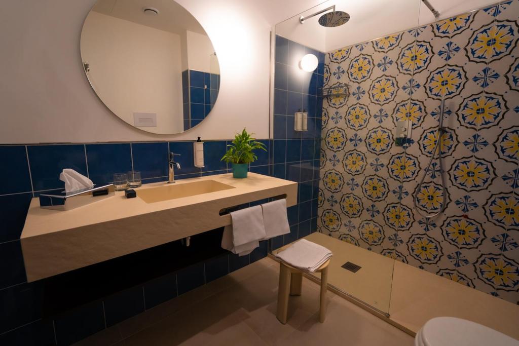 Łazienka w obiekcie Hotel Schuhmann