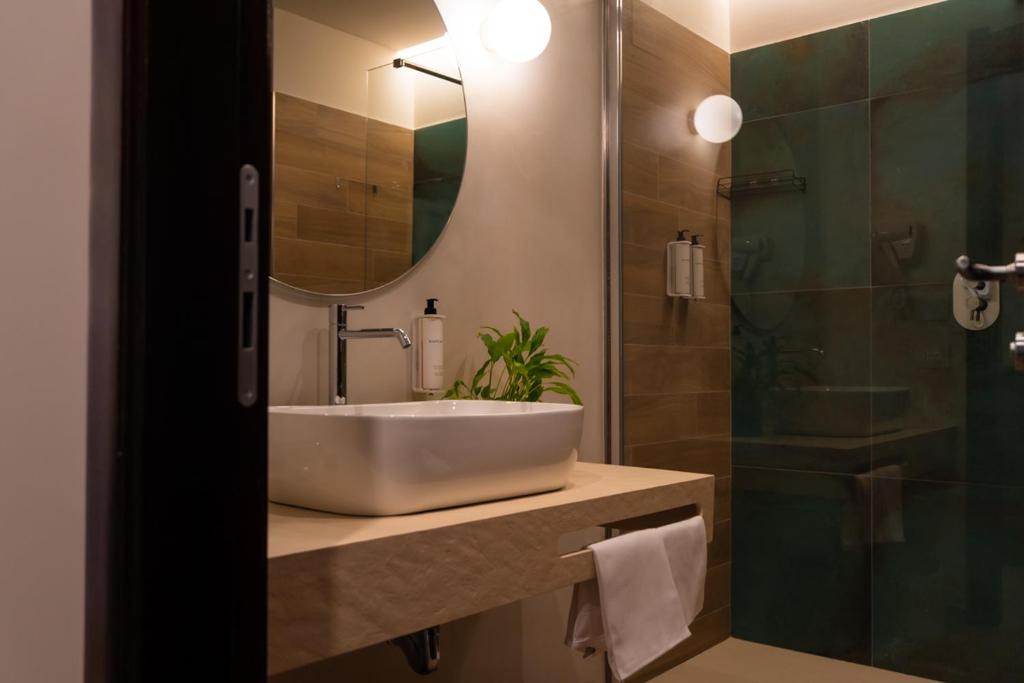 Łazienka w obiekcie Hotel Schuhmann