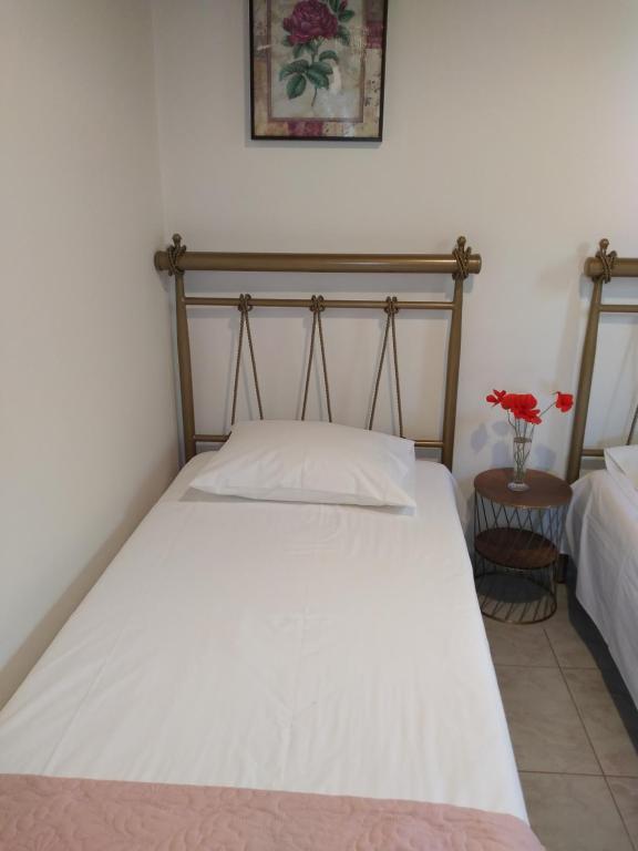 Postel nebo postele na pokoji v ubytování Nature Villa