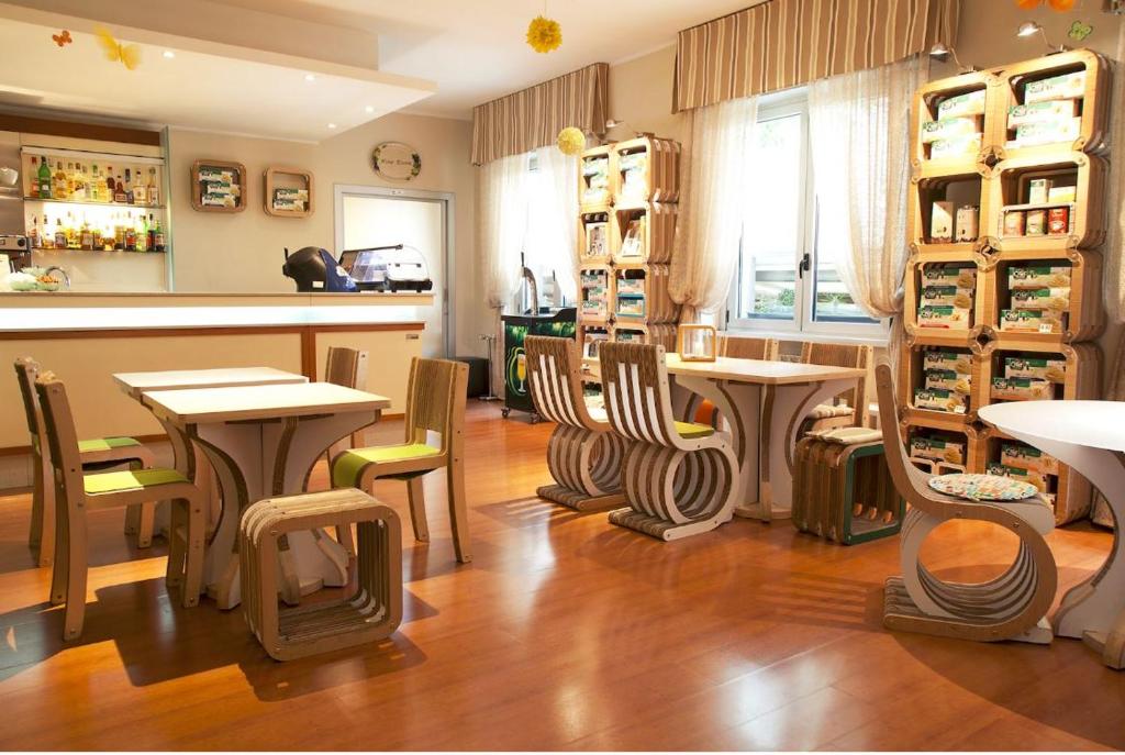 Restaurace v ubytování eco Hotel Milano & BioRiso Restaurant