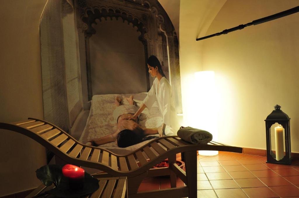 Lázně a/nebo wellness v ubytování Grand Hotel Piazza Borsa