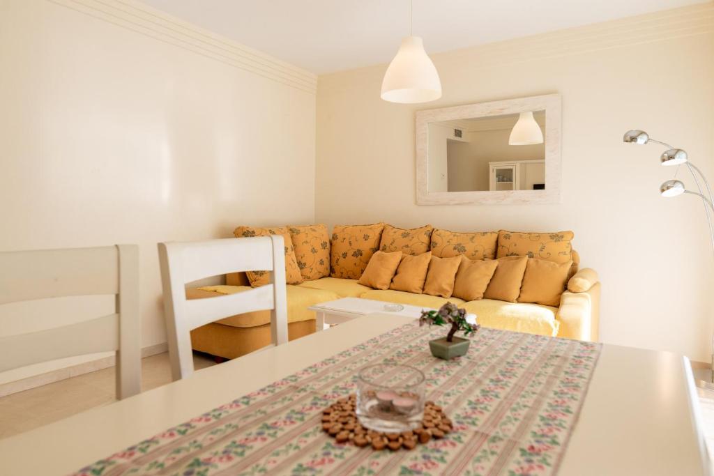Posezení v ubytování Apartamento Banana