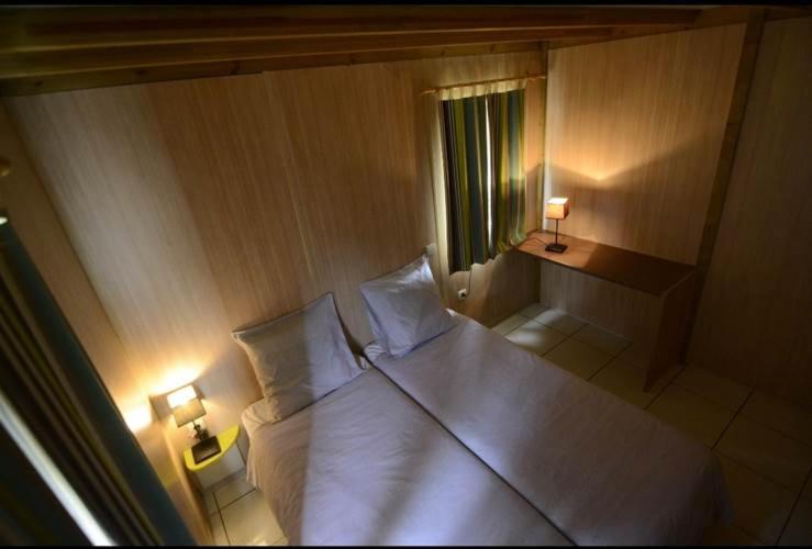 Postel nebo postele na pokoji v ubytování Gîte le Fouquet