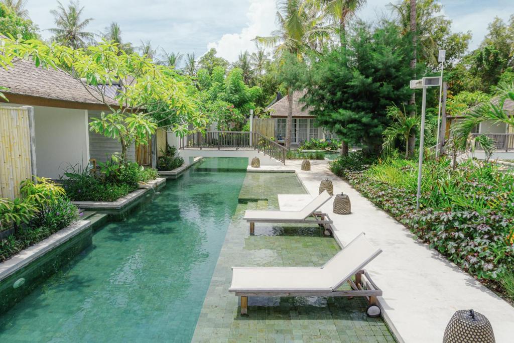 Sundlaugin á Kardia Resort Gili Trawangan A Pramana Experience eða í nágrenninu
