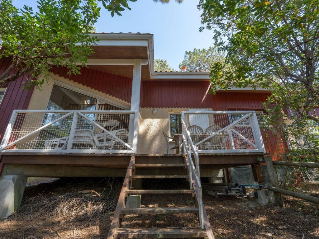 Bygningen som feriehuset ligger i