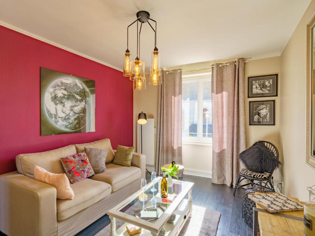 Χώρος καθιστικού στο Apartment Ty Ael by Interhome