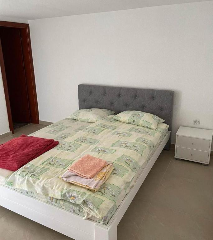 Postel nebo postele na pokoji v ubytování ŽUBOR VRELA