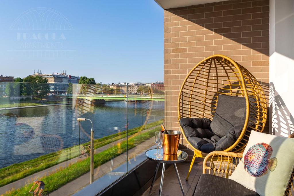 Výhľad na rieku v blízkosti apartmánu