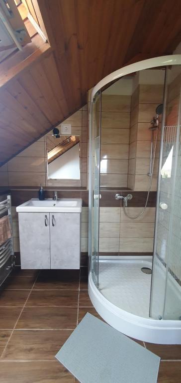 Koupelna v ubytování Buborék Apartman - Etyek