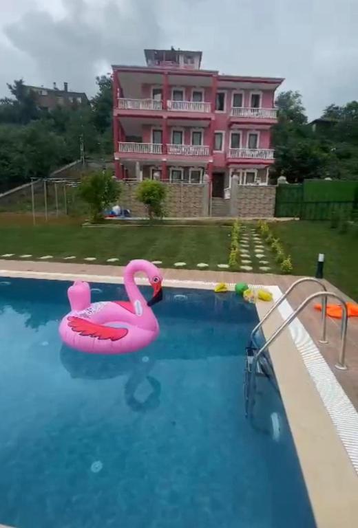 Bazén v ubytování Karabak Villa nebo v jeho okolí