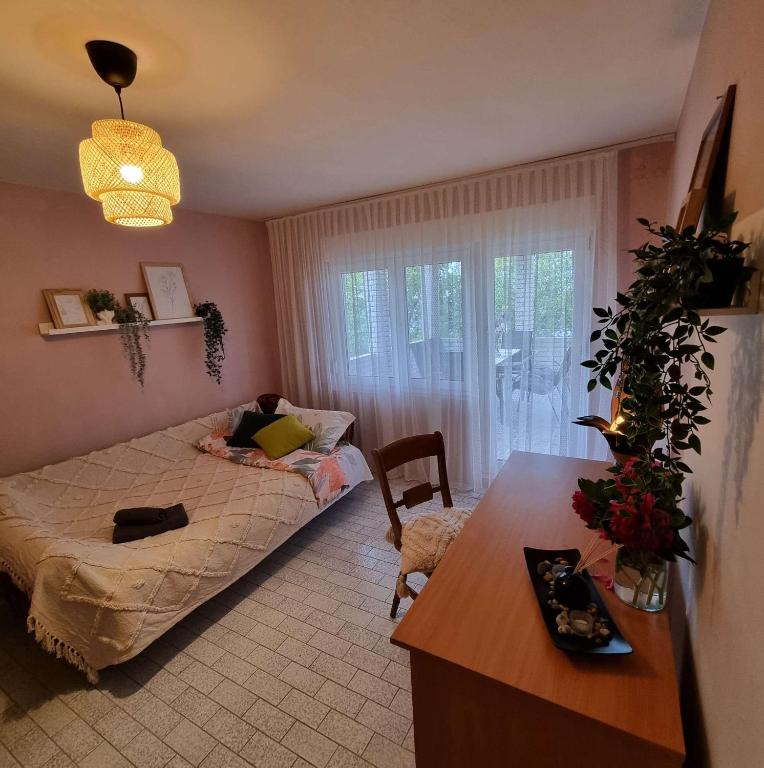 Postel nebo postele na pokoji v ubytování Casa Horizont