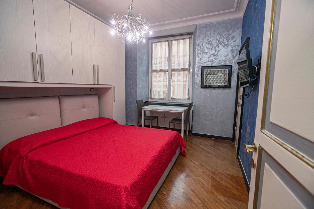 Letto o letti in una camera di Dimora patrizia in centro
