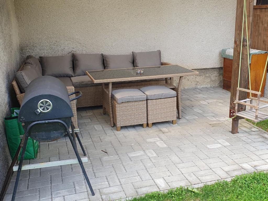 Posezení v ubytování Apartmán v Sedlici