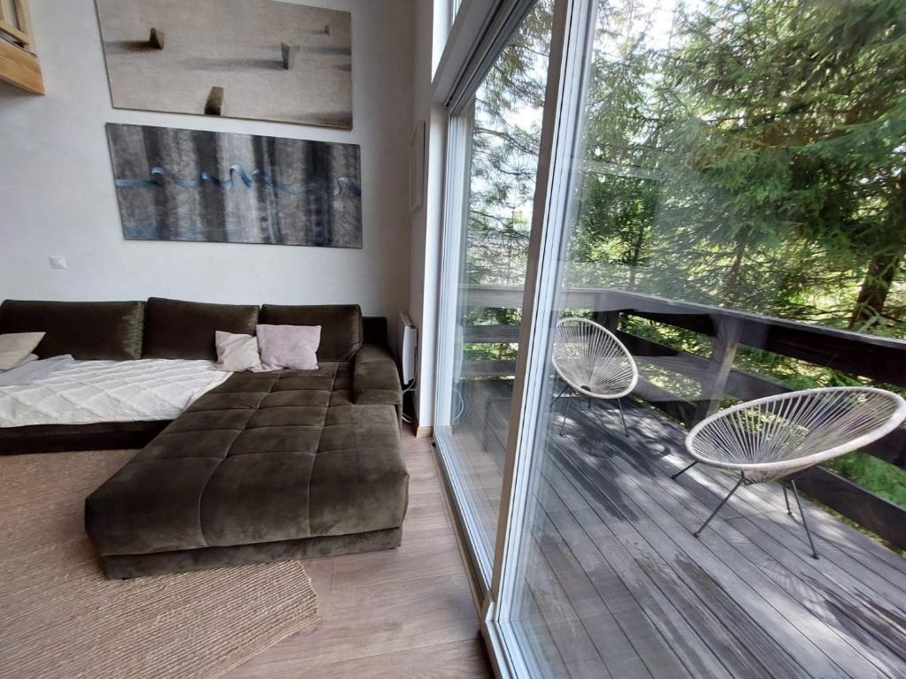 A balcony or terrace at Poczciwy Bies