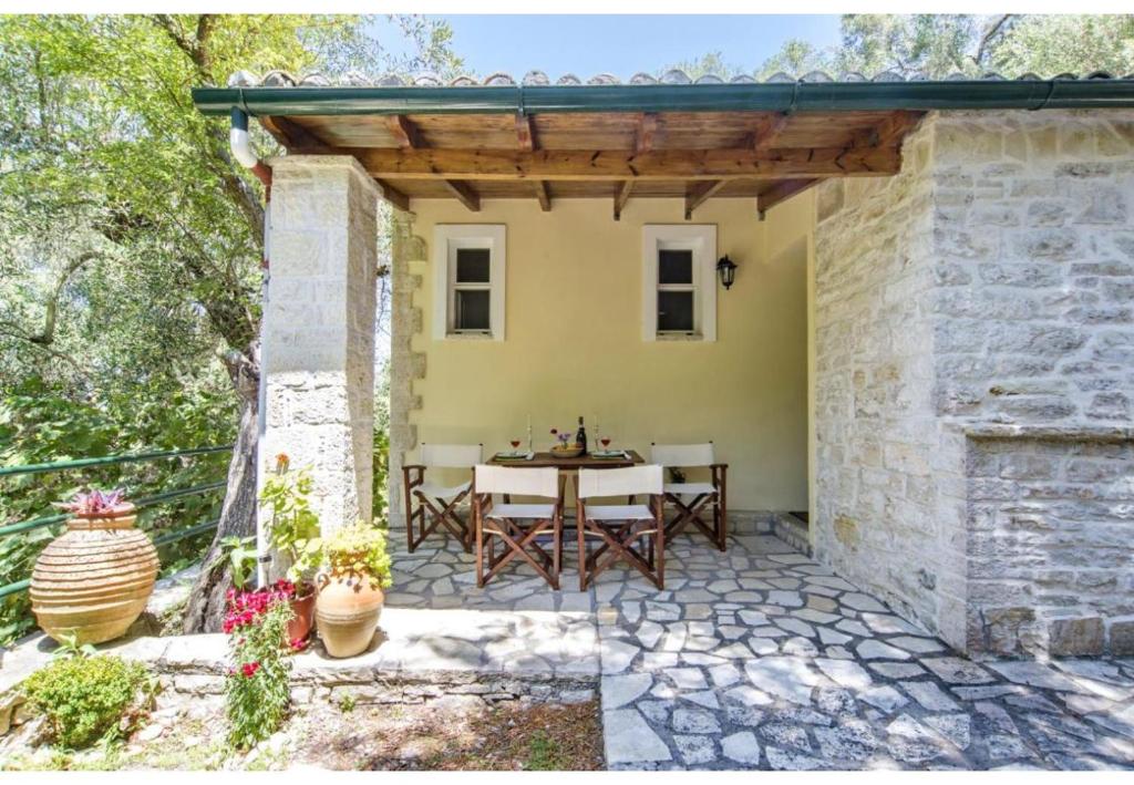Patio nebo venkovní prostory v ubytování Villa Dendro