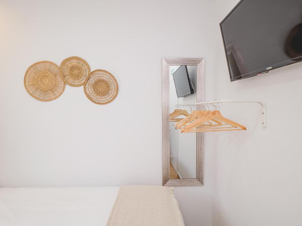 TV a/nebo společenská místnost v ubytování Cubo's Hostal William's Sunny 5 with Breakfast