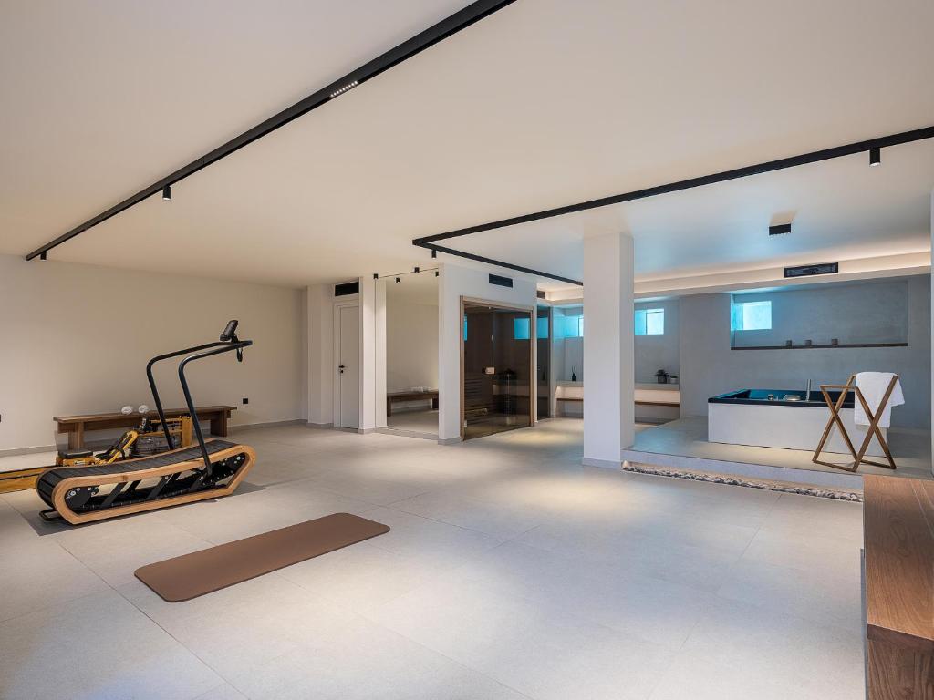 Fitness centrum a/nebo fitness zařízení v ubytování Pnoe Villas - Seafront Experience