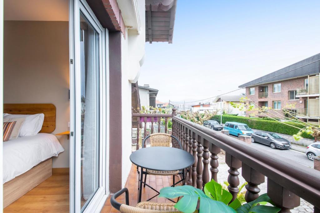 Balkón nebo terasa v ubytování Hotel Donosti
