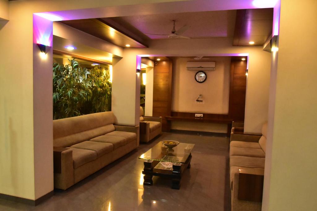 Posezení v ubytování Hotel Dhantara