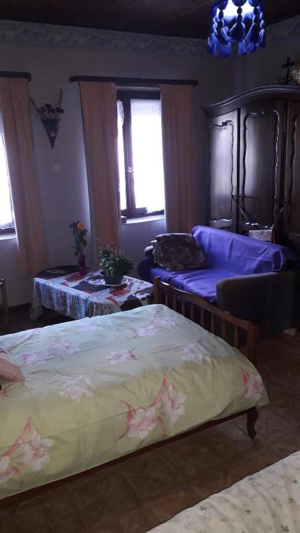 Postel nebo postele na pokoji v ubytování La bruche