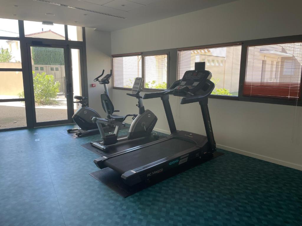 Fitness centrum a/nebo fitness zařízení v ubytování DOMITYS LES TOURMALINES