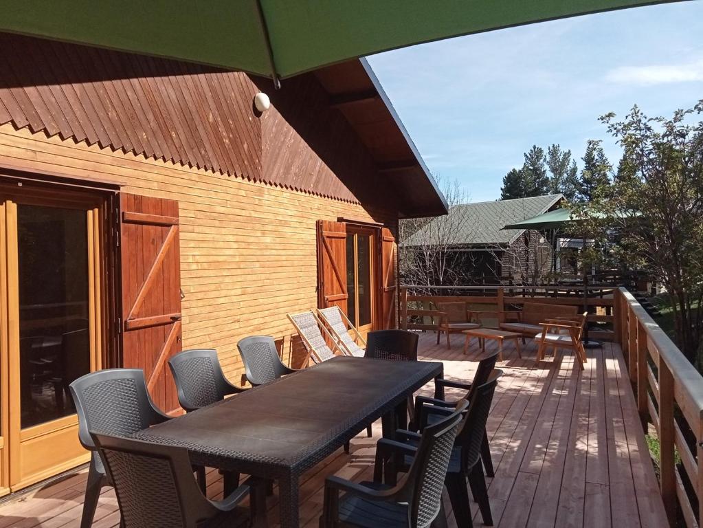 Balkon lub taras w obiekcie Chalet de montagne