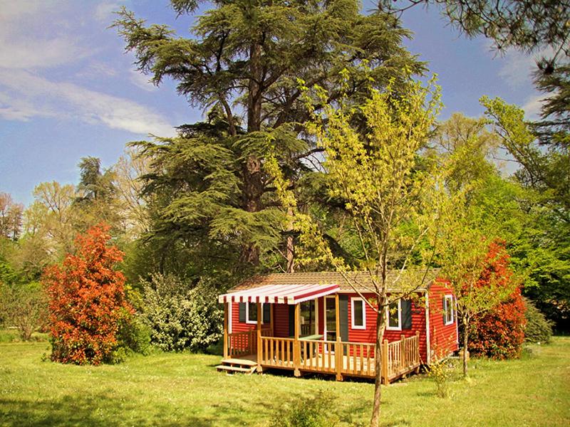 Zahrada ubytování Camping et Hotel Château du Haget