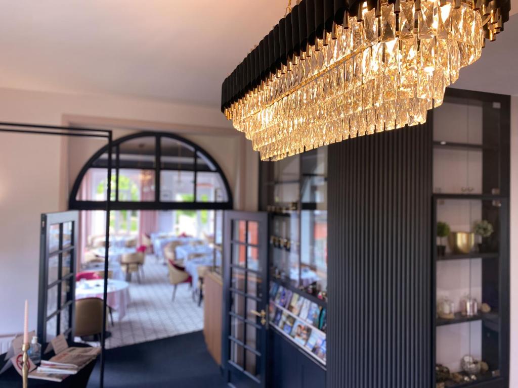 Postel nebo postele na pokoji v ubytování Park Hotel Bellevue
