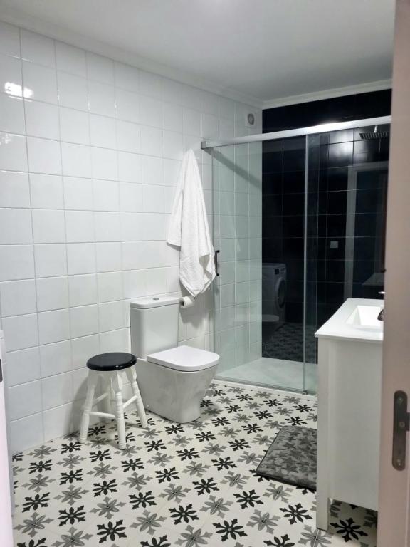 Koupelna v ubytování Casa Alcabre (Samil)
