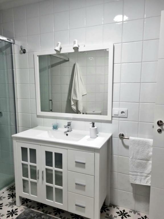 Koupelna v ubytování Casa Alcabre (Samil)