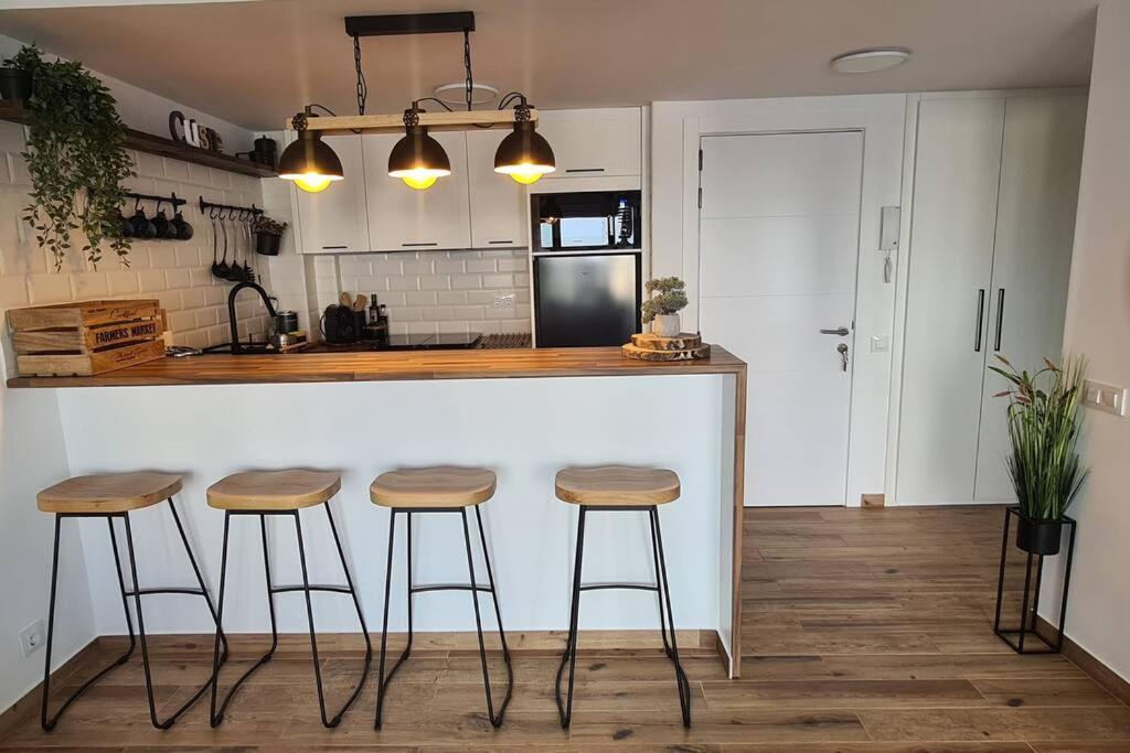 Kuchyň nebo kuchyňský kout v ubytování Sunsetmare Vacational Apartment
