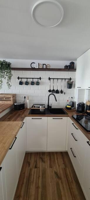 Kuchyň nebo kuchyňský kout v ubytování Sunsetmare Vacational Apartment