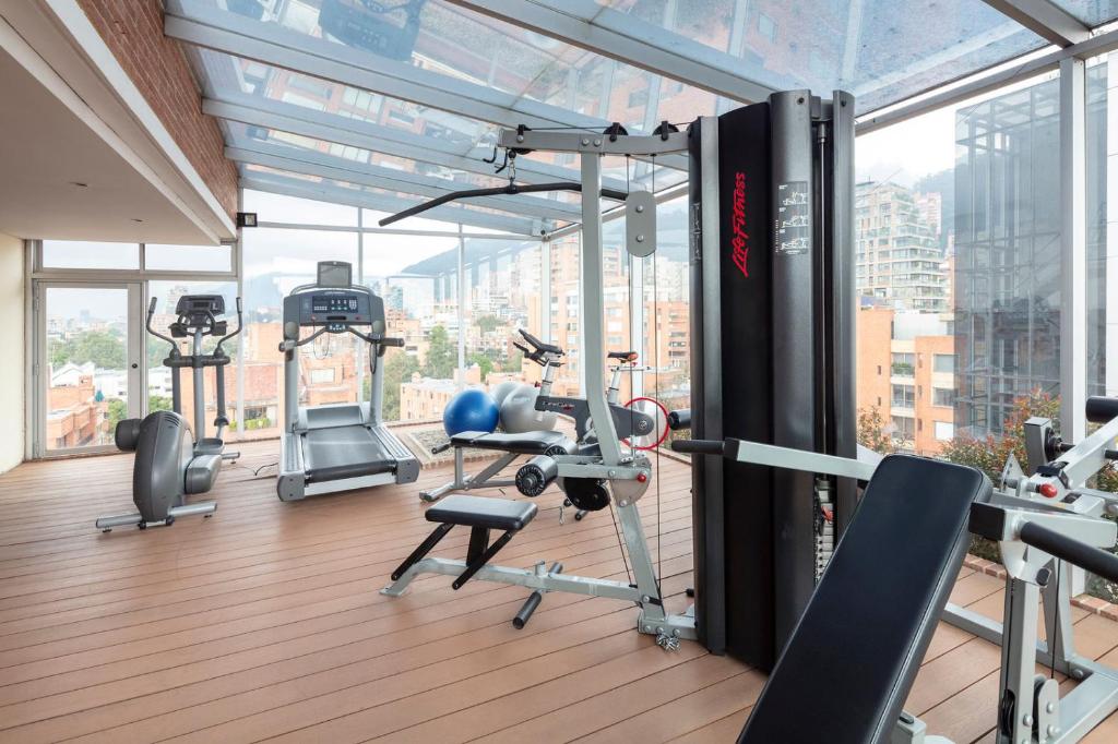 Fitness centrum a/nebo fitness zařízení v ubytování Hotel Cabrera Imperial By key 33