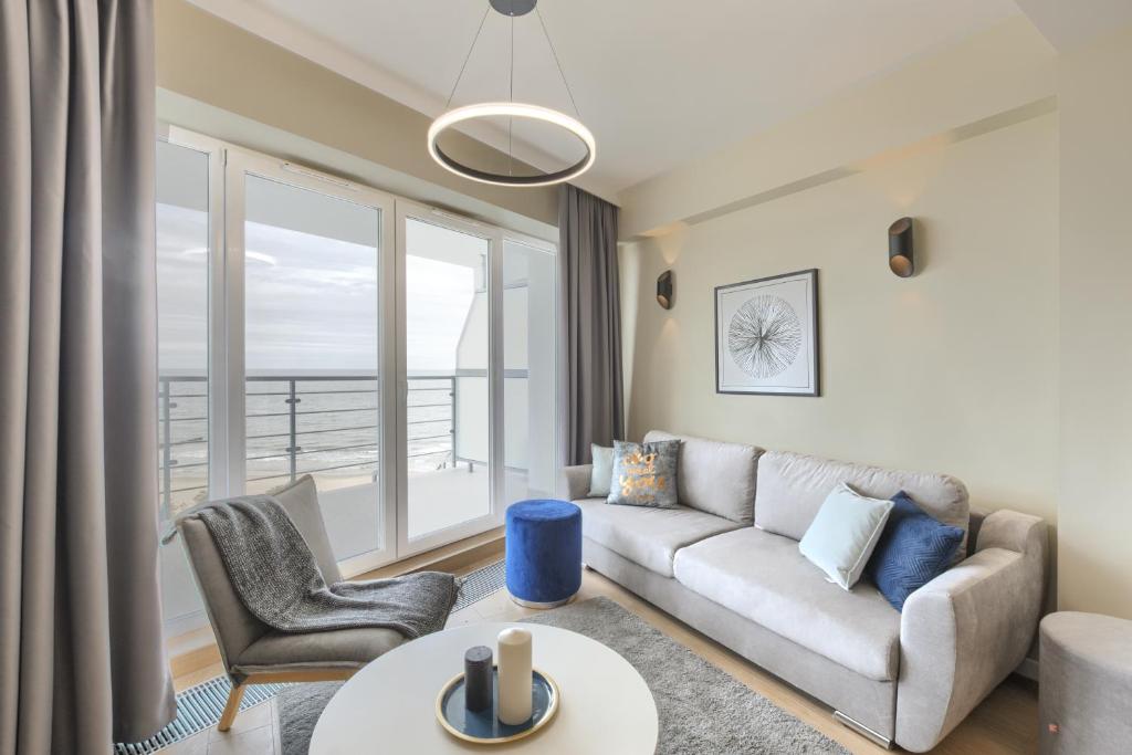Posezení v ubytování Sea Breeze Apartment