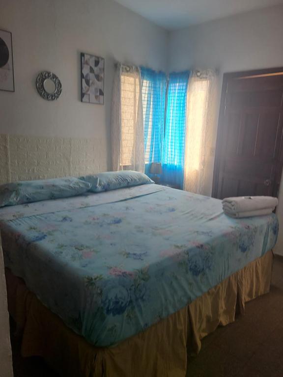 Postel nebo postele na pokoji v ubytování Hospedaje Casa de Luna