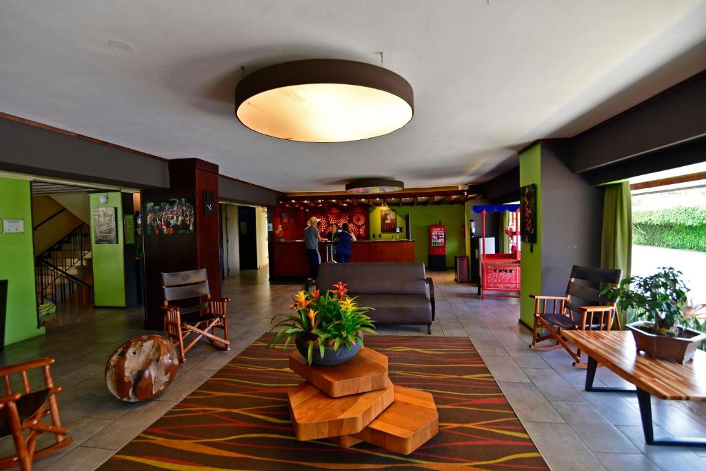 Posezení v ubytování Auténtico Hotel