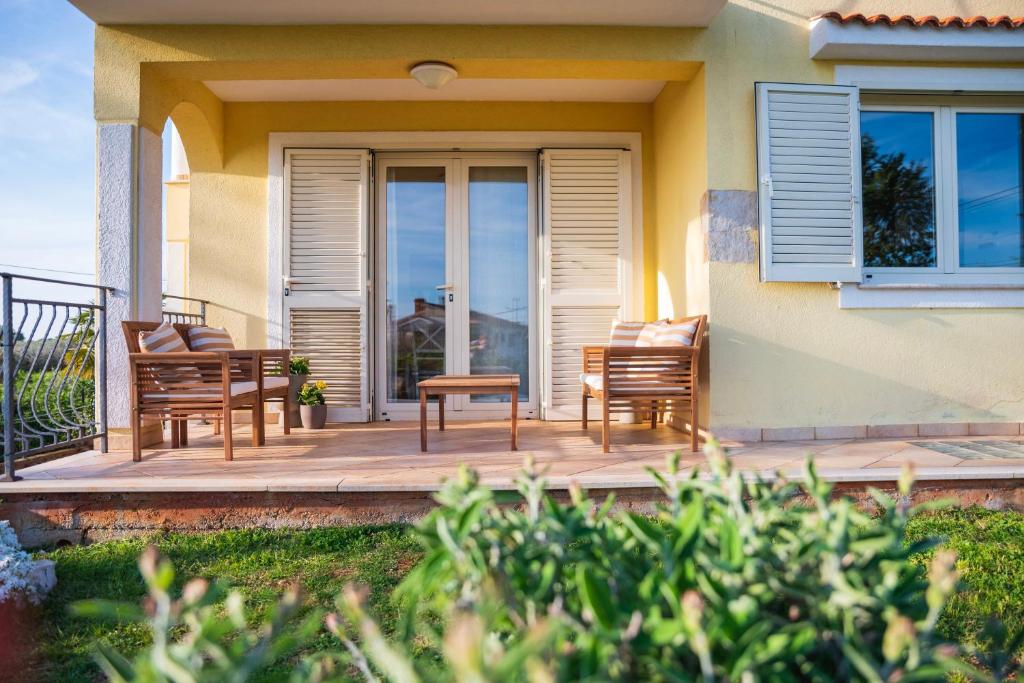 Balkón nebo terasa v ubytování Apartment Laetitia