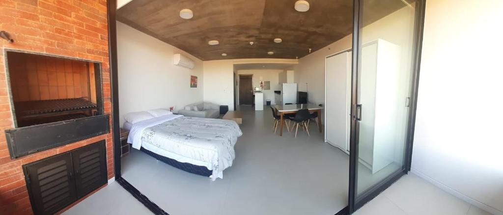 Postel nebo postele na pokoji v ubytování Edificio Flats del sol
