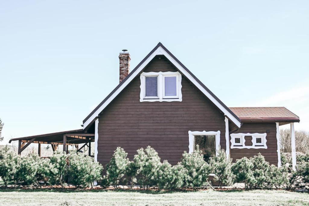 Bygningen som feriehuset ligger i