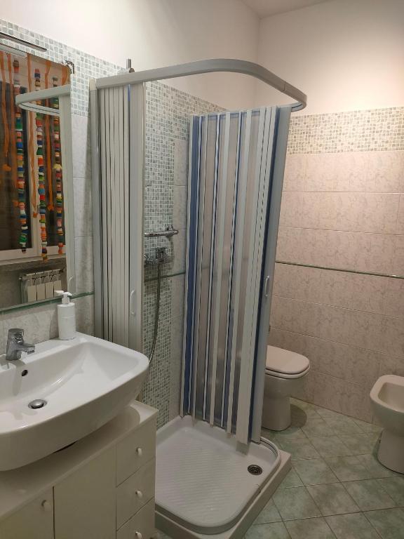 Koupelna v ubytování Il Vicolo - bilocale a Galliate