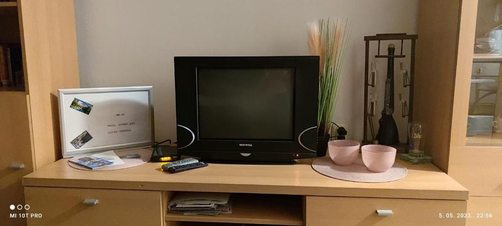 TV a/nebo společenská místnost v ubytování Carpe Diem