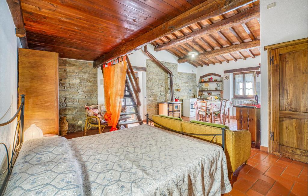Posteľ alebo postele v izbe v ubytovaní Lovely Home In Castiglion Fiorentino