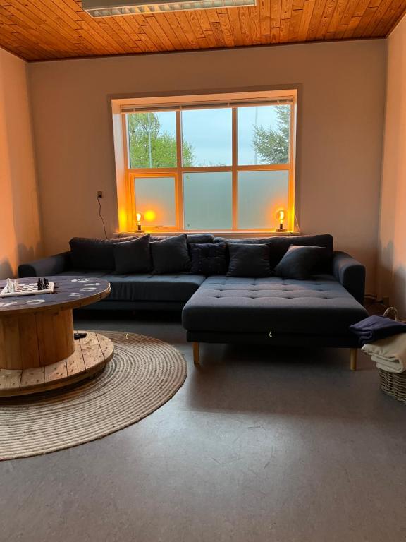 Posezení v ubytování Room 15 - Hawkraft kulturhotel