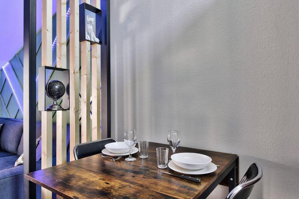 Posezení v ubytování appartement Karibu à Lagnieu