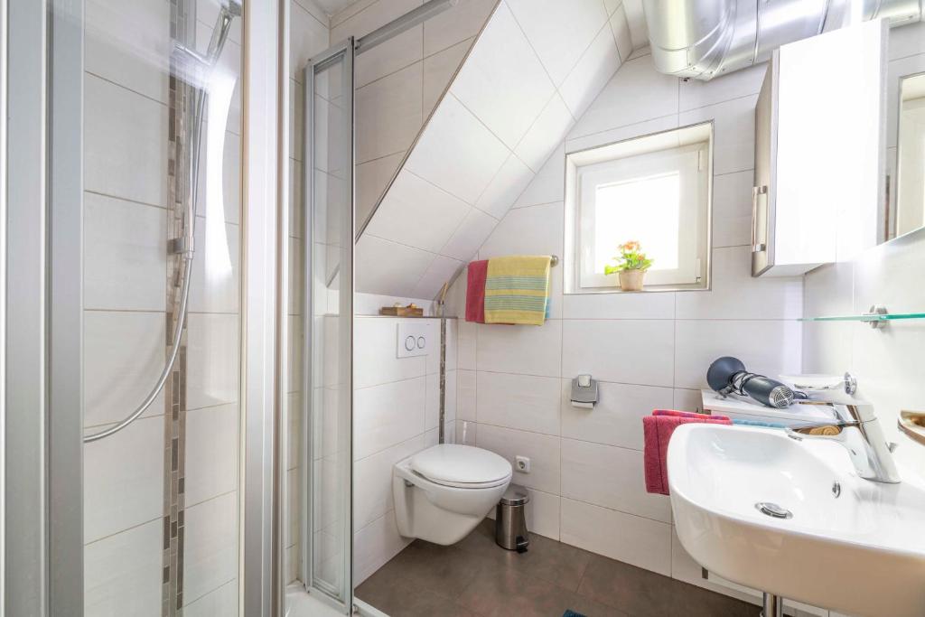 Koupelna v ubytování Ferienhaus Trautner