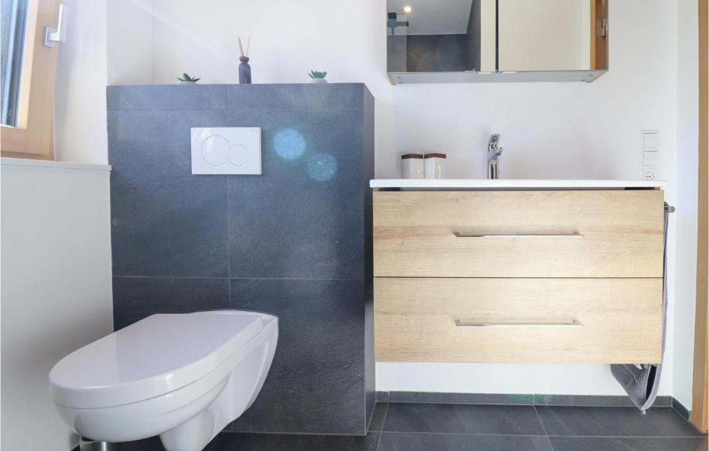 A bathroom at Ferienwohnung In Braz