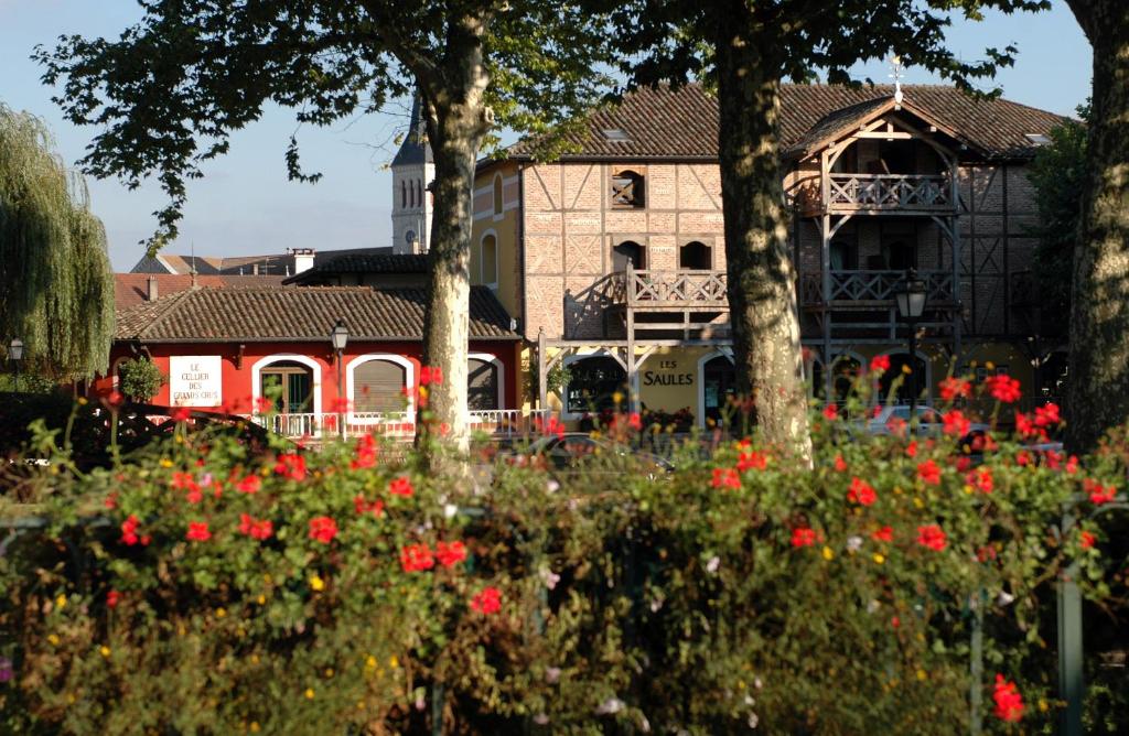 Zahrada ubytování Les Saules Parc & Spa - Teritoria