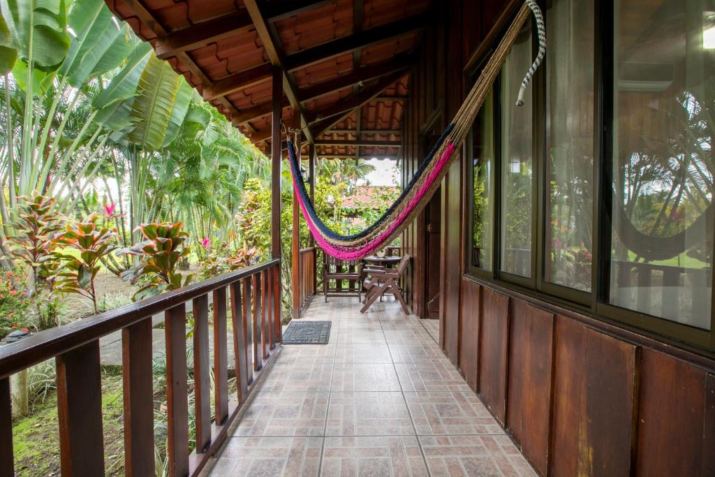 Balkón nebo terasa v ubytování Hotel Rancho Cerro Azul